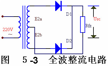 電子電路圖，整流二極管的作用,整流電路